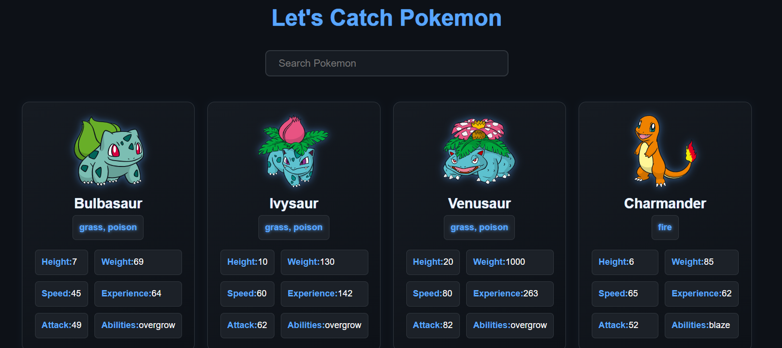 Pokemon API Project